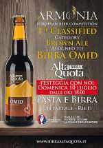 Omid Vince al Armonia European Craft Beer Competition